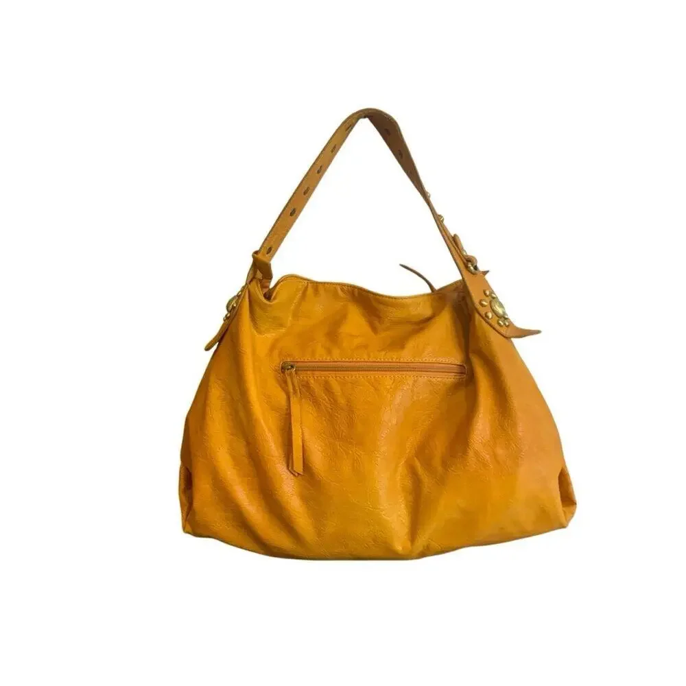 Marc Jacobs Leather Woven Hobo Bag